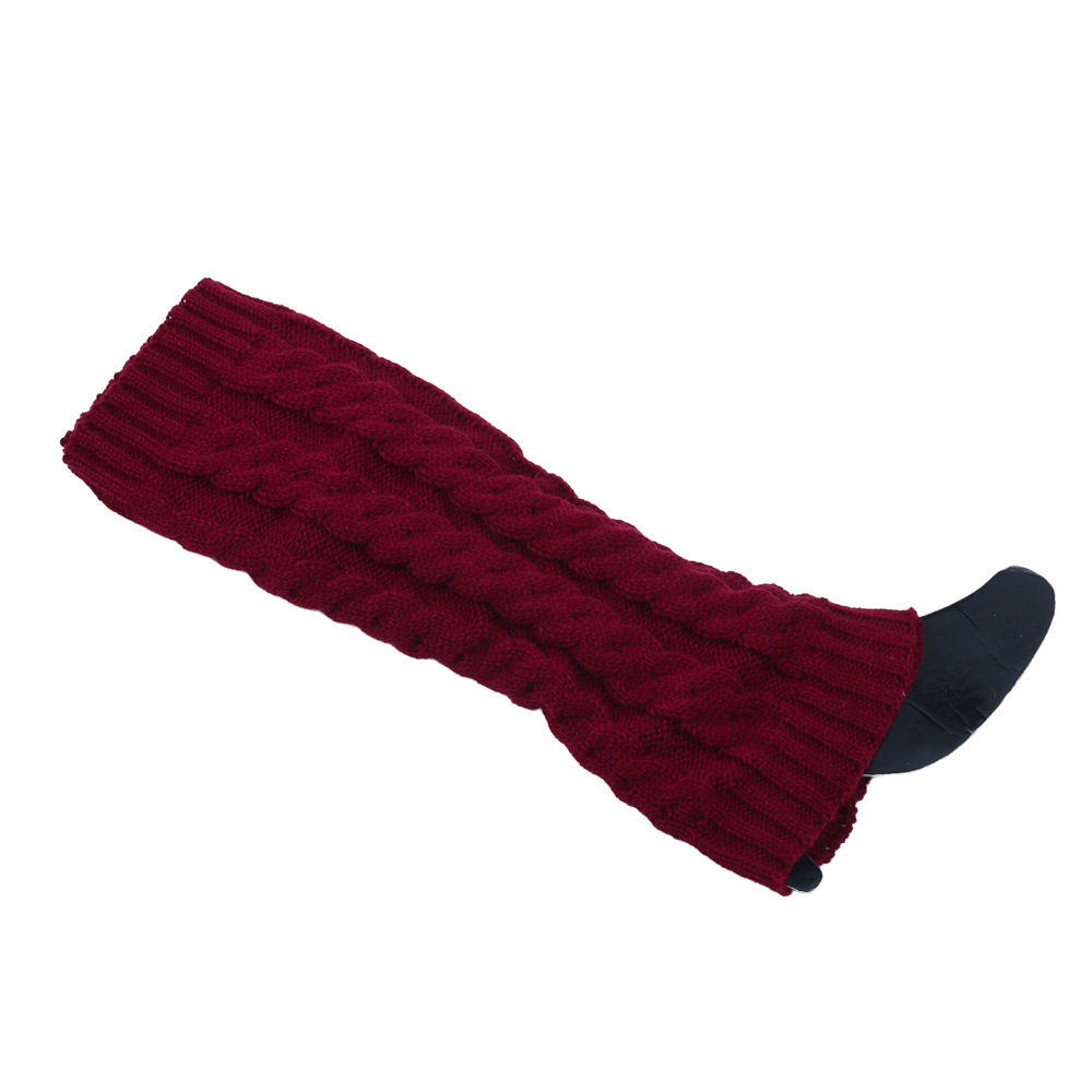 Knit Leg Warmers Warm Boot Socks for Women Cozy Leggings Knee High Thermal Socks